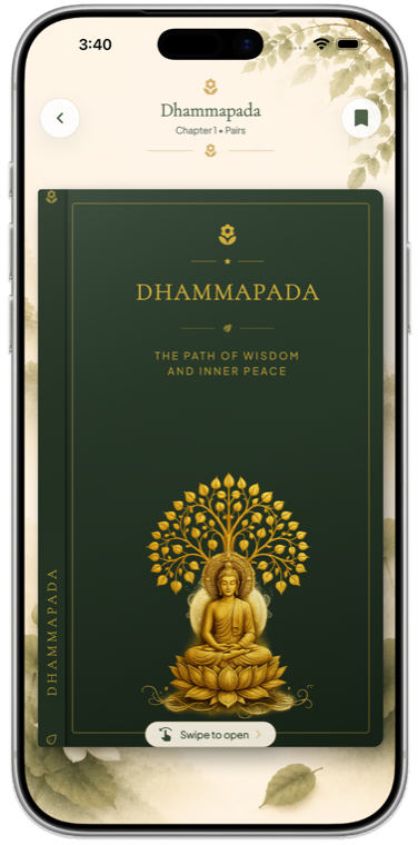 Dhammapada book cover in Bodhi